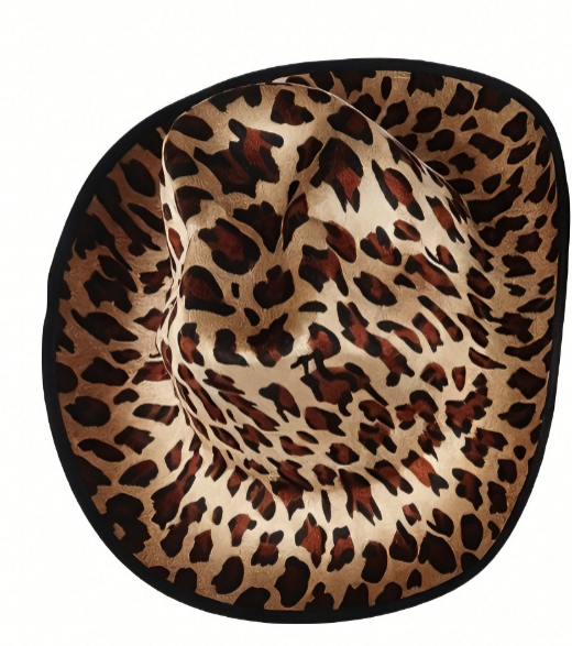 Leopard print hat