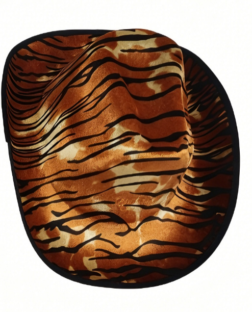 Tiger print hat